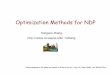 Optimization Methods for NDP - Wayne State Universityhzhang/courses/7290b/Lectures/05... · Optimization Methods for NDP . ... Optimization Methods for MIP and IP ... in practice