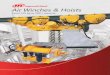 Air Winches & Hoists - Barbiero Toolsbarbierotools.com/pdf/catalogues/sollevamento-movimentazione.pdf · LIFTSTAR® lifting air winches ... European standards FEM 9.511 and FEM 1001