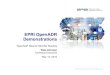 EPRI OpenADR Demonstrations openadr demos - 150513 v1.pdf · © 2015 Electric Power Research Institute, Inc. All rights reserved. OpenADR Alliance Member Meeting Walt Johnson Technical