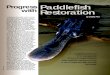 Progress Paddlefish with Restoration - Pennsylvania … named, the rostrum starts growing shortly after birth. Biologists are not sure about the rostrum’s function. For years, many