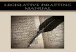 Legislative Drafting Manual - Home - New Mexico Legislature · Legislative Drafting Manual Chapter 1: Bills — Drafting Guidelines and Bill Preparation ... a holdover of legal drafting