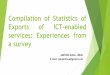 Compilation of Statistics of ICT-enabled services ...unctad.org/meetings/en/Presentation/dtl_eWeek2018p04_AmitavaSaha...statistics –by partner country and mode of delivery. ... Plan