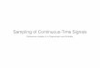 Sampling of Continuous-Time Signals - Clemson …ekp/courses/ece8440/assets/844_Ch4... · Periodic Sampling of Continuous Signals ... Figure 4.16 (a) Continuous-time processing of
