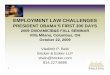 2009 OII/OAMIC/B&E FALL SEMINAR Villa Milano ... EMPLOYMENT LAW CHALLENGES PRESIDENT OBAMA’S FIRST 300 DAYS 2009 OII/OAMIC/B&E FALL SEMINAR Villa Milano, Columbus, OH October 22,