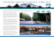 Spring 2008 Land Trust …nisquallylandtrust.org/nisqually-wp/wp-content/uploads/2014/07/... · Spring 2008 Land Trust Acquires Key Mt. Rainier Property ... Habitat Conservation Plan,