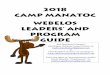 2018 Camp Manatoc Webelos Leaders’ and Program Guidegtcbsa.org/manatoc/summer_camp/files/2018_webelos_leader... · 2018-03-09 · Holding current certification in at least one of