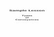 Sample Lesson - Superior Resources · Sample Lesson Types ... WARRANTY DEED The word warranty defines this type of conveyance. In a warranty deed, ... the term mineral interest into