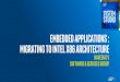 Embedded Applications : Migrating to Intel x86 Applications : Migrating to Intel x86 Architecture 
