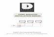 PANEL RADIATOR INSTALLATION MANUAL - … · PANEL RADIATOR INSTALLATION MANUAL . 2 CONTENTS 3. Specifications 5. Tapping Identification 6. Installation Requirements 8. Sizing / Flow