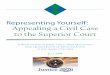 Representing Yourself: Appealing a Civil Case to the Superior Court forms... · 2010-09-10 · ARIZONA LOWER COURT APPEALS PROCESS – FLOW CHART 4 III. BASIC STEPS OF APPEAL –