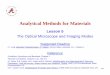 Analytical Methods for Materials - Weaver Research Groupweavergroup.ua.edu/uploads/4/8/9/0/48901279/05_-_imaging_modes_in... · Analytical Methods for Materials Lesson 5 ... •G.F