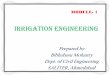 Irrigation Engineering - priodeep.weebly.com€¦ Necessity of irrigation- scope of irrigation engineering- benefits and ill effects of irrigation- irrigation development in India-