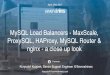 PLSC - MySQL Loadbalancers - Percona redirection from port 3308 to port ... You’d need clustercheck-iptables or NGINX ... PLSC - MySQL Loadbalancers