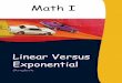 Math - d3jc3ahdjad7x7.cloudfront.net · Include equations arising from linear and quadratic functions, ... a study comparing and contrasting these ... Math I learning to write and