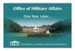 Office of Military Affairs - University of North Carolina ...uncwweb.uncw.edu/bot/documents/2016-2017/april/Militaryaffairs/UNC… · aerospace, combat vehicles, weapons systems,