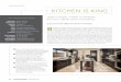 KITCHEN IS KING - Amazon Web Services€¦ · DECEMBERContemporary Designs A Set on an axis with the great room, ... marble slab countertops and a marble ... Atop a stainless steel