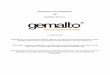 POSITION STATEMENT OF GEMALTO N.V.€¦ · 1 IMPORTANT INFORMATION This position statement (the Position Statement) does not constitute or form part of an offer to sell, or a solicitation