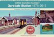 SETTLE-CARLISLE RAILWAY Garsdale Station 1876-2016 · in a gale with a steam locomotive on it, ... to see old Sunday School records at Mount ... Telephone: 01969 666 873