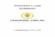property law summary sample v1.1 - Lawskool.com.au€¦ · Mercantile’Credits’Ltd’v’Shell’Co’of’Australia’Ltd!(1976) ... Northern’Counties’of’England’Fire’Insurance’Company’v’Whipp!(1884)