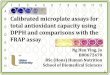 Calibrated microplate assays for total antioxidant ...uir.· Calibrated microplate assays for total