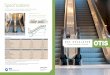 DiMENsioNs NCE EsCalator otis - unitec- is wasted as heat. With the Otisâ€™ ReGen drive, this energy