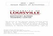 2016 – 2017 - University Of Louisvillelouisville.edu/.../KATCAnnualReport2016_2017.docx · Web view2016 – 2017. Annual Report. of Activities. 2016 – 2017. Annual Report. of