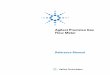 Agilent Precision Gas Flow Meter Reference Manual Manual 3 Thank you for purchasing an Agilent Precision gas flow meter Please take the time to read the information contained in this