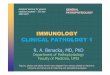 IMMUNOLOGY CLINICAL PATHOLOGY 1 - Ústav …patfyz.medic.upjs.sk/estudmat/Benacka - Clinical immunology 1 GE... · IMMUNOLOGY CLINICAL PATHOLOGY 1 ... chronic skin infections 