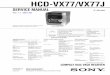 HCD-VX77/VX77Jarchivos.diagramas.mx/audio/HCD-VX77 VX77J sm.pdfamplifier section in MHC-VX77/VX77J. SPECIFICATIONS COMPACT DISC DECK RECEIVER — Continued on next page — Model Name