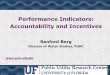 Performance Indicators: Accountability and Incentives · cross-sectional and time-series analysis. ... “Error” difference between ... NVE Benchmarking Cross-Sectional Comparisons
