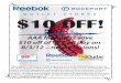 AAA Day Reebok Coupon Aug 2012 Day Reebok Co… · *This coupon is valid only on Friday, August 3rd, 2012, at the Reebok Rockport Outlet at The Outlet Shoppes at Oklahoma City. Please