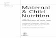 OCTOBER 2011 SUPPLEMENT 3 Maternal & Child Nutrition · 19 Review of fortified food and beverage products for pregnant and lactating women and their impact on nutritional status 