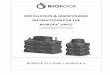 INSTALLATION & MAINTENANCE INSTRUCTIONS FOR THE … · 2014-05-16 · INSTALLATION & MAINTENANCE INSTRUCTIONS FOR THE ... on your purchase of this BIOROCK® Domestic Sewage Treatment