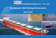 First Quarter 2018 Earnings Presentationnavios-mlp.irwebpage.com/files/NMM_Q1_2018... · 2018 Cash Flow Analysis ... meet working capital requirements and pay dividends. EBITDA is