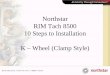 RIM TACH 8500 10 Steps to Installation · 2018-03-18 · alignment with the sensor ... • Inspect C-face, motor face and shaft for damage or paint. Remove paint, ... •RIM Tach