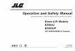 Boom Lift Models E300AJ E300AJP - Construction … · Operation and Safety Manual ANSI ® Original Instructions - Keep this manual with the machine at all times. Boom Lift Models