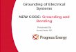 Grounding of Electrical Systems NEW CODE: Grounding … · Grounding of Electrical Systems NEW CODE: Grounding and Bonding Presented By Scott Peele PE. Grounding of Electrical Systems