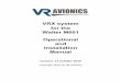 VRX system for the Walter M601 Operational and Installation … · 2016-10-13 · from VR Avionics when used in a Walter/GE M601 application in either single or dual configuration