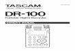 DR-100 Owner's Manual - Avisoft Bioacoustics DR-100 5 Contents 1–Introduction7 Main features7 Included items7 Conventions used in this manual 
