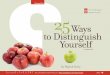 25 Ways to Distinguish Yourself - changethis.com · ChangeThis | iss. 17.03 | i | U | x | + | / 7 It’s hard work if we are one among the millions of Java programmers that are out