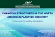 CHANGING STRUCTURES IN THE NORTH …westernplastics.org/wp-content/uploads/2013/11/california...CHANGING STRUCTURES IN THE NORTH AMERICAN PLASTICS INDUSTRY - FROM LOCAL TO GLOBAL INFLUENCES