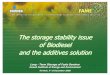 The storage stability issue of Biodiesel and the additives ...energy.org.il/wp-content/uploads/2017/01/Antioxidants_for_Bio... · The storage stability issue of Biodiesel and the