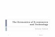The Economics of E-commerce and Technology - UCLA Econ · The Economics of E-commerce and Technology Industry Analysis ... Provides context for strategic ... and dot-matrix market..?