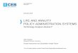 LIFE AND ANNUITY POLICY ADMINISTRATION SYSTEMS · LIFE AND ANNUITY POLICY ADMINISTRATION SYSTEMS Technology Analysis Abstract* CEB TOWERGROUP INSURANCE January 2015 Sam Stuckal 