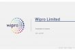 Wipro Investor Presentation Q4 FY17 Investor Presentation Q4 FY17 Author Wipro Limited Created Date 6/8/2017 3:04:32 PM 