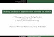Stability analysis of approximation schemes for … Stability and convergence Numerical Stability Stability analysis of approximation schemes for BSDEs J-F Chassagneux (Imperial College