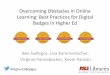 Overcoming Obstacles in Online Learning: Best … Obstacles in Online Learning: ... implementing a digital learning ... Overcoming Obstacles in Online Learning: Best Practices for