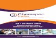 25 - 26 April 2018 - Chemspec India ·   Bombay Exhibition Centre. NSE Goregaon (E), Mumbai, Hall 1 . 25 - 26 April 2018