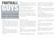 INSTRUCTIONS AND PLAYBOOK - Kaskey .INSTRUCTIONS AND PLAYBOOK A football game involves 2 teams; one