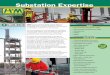 Substation Expertise · 2017-06-19 · With our capabiliti es for transmission line constructi on, ... • Steel support structures ... • Transformer rigging • Control building